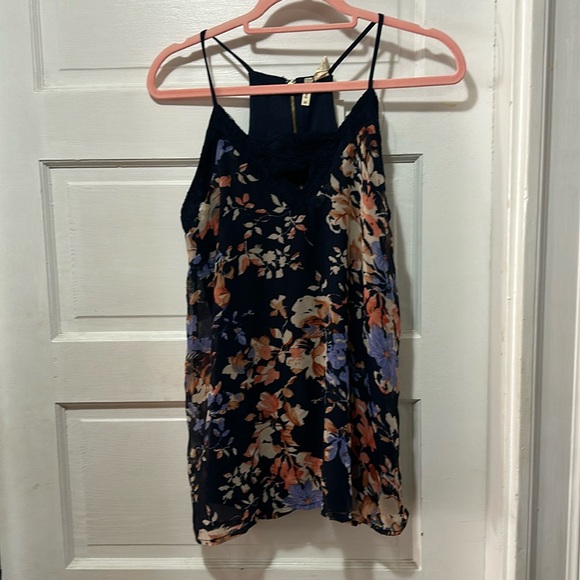 Source Unknown Tops - Floral tank top
